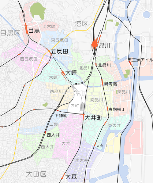 品川歯科マップ