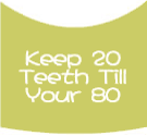 keep 20 teeth till your 80